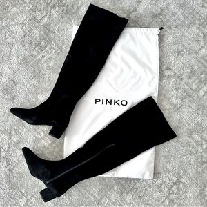 New Pinko Stivale black over-the-knee boot - size 38